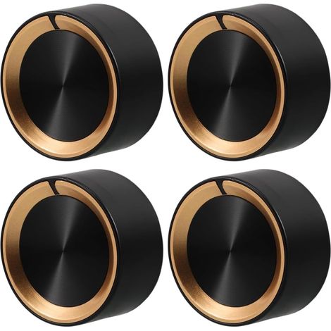 Ersatzteile und Zubehör für Herde, Set mit 4 Gasherdknöpfen, 8-mm-Ofenknöpfe, Gasreglerknöpfe für die Küche, Herdknöpfe