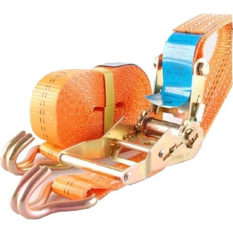 Ratschen Spanngurt Spanngurte Zurrgurt 2-tlg 5m 2t 2to 2000kg TÜV/GS ORANGE