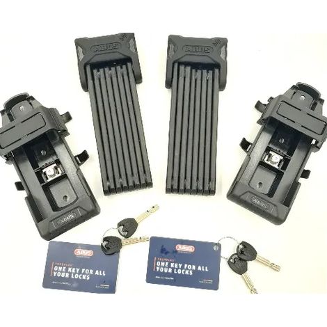 COPPIA DI 2 ANTIFURTO ABUS SERIE BORDO BIG6000 NERO PROMO (1/4)