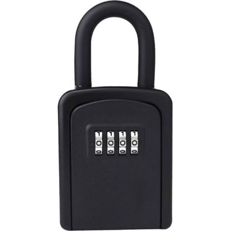 Boîte à Clé Sécurisée, Boite a Clé avec Code [Anti-intempéries] [avec Amovible Anse] Mini Boîte à Clefs Securisee Porta (1/5)