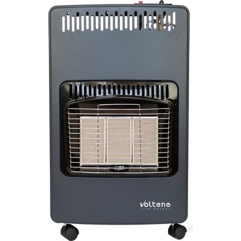 Volteno Calefactor de gas con regulador de presión de gas, manguera de gas, estufa de gas, 1500, 2800, 4200 W, para interiores, exteriores, terraza, camping, tienda de campaña, para superficie de (1/2)