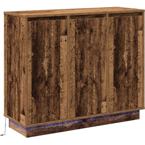 Maison Exclusive - Madia LED Legno vecchio 90 x 32 x 75 cm Legno multistrato