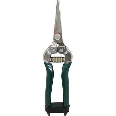 Epinette lames droites en acier inoxydable – Poignée aluminium grip vinyle – Boucle de verrouillage – Pour cueillette fruits légumes fleurs – Raco Expert (1/3)