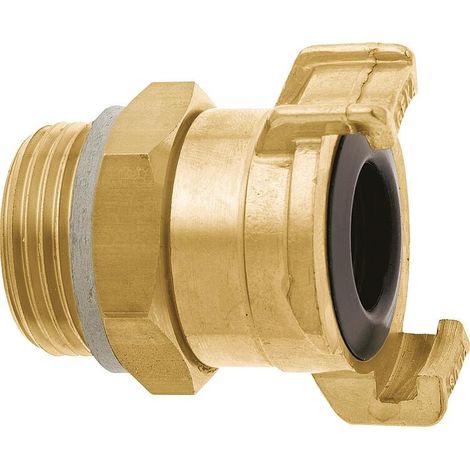 Raccord rapide GEKA M1/2 rotation à 360° pour tuyau d'arrosage