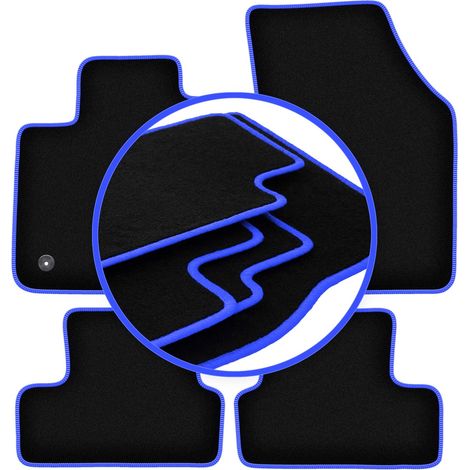 Tapis de voiture CARLUX-BLUE pour : Renault Megane IV Grand-Coupé, liftback, break, Grandtour, coupé, GT (2015-)