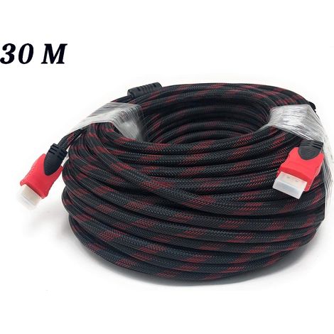 Cavo HDMI 30 Metri Maschio Maschio Full Hd Con Connettori Placcati Oro