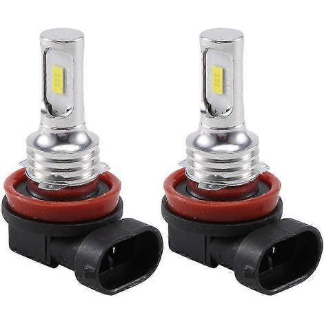 Kit d'ampoules LED H8 H9 H11 ultra-lumineuses pour phares, feux de route/croisement, 8000 lm, 8000 K, bleu glacier, 80 W