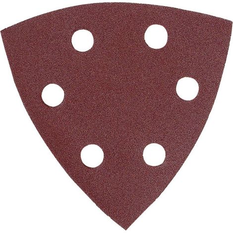 MAKITA P-33314 LIJA DE VELCRO TRIANGULAR PARA MADERA DURA, TABLEROS DE OBRA Y METAL G180 10PCS