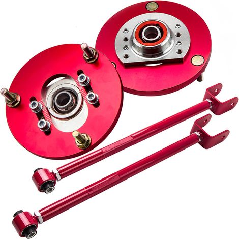 Adjustable Rear Camber Control Arms + Front Camber Plate For BMW E36 E46 E83 E89 (1/5)