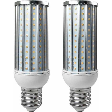 2Pcs E40 50W Ampoule LED Alliage Aluminium Blanc Froid 192X2835 SMD AC 110/220V (1/4)