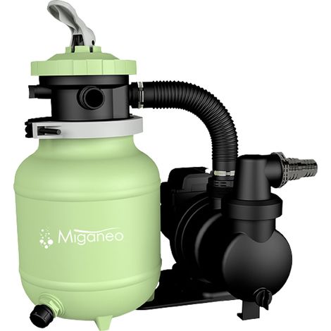Miganeo Sandfilteranlage Dynamic 7000 Speed Clean grün 6,3 m³/h Leistung (1/5)