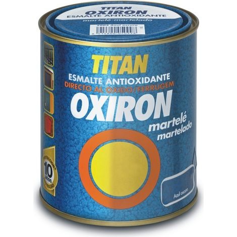 -CAHERSA- PINTURA OXIRON MARTELE AZUL 750 ML TITAN