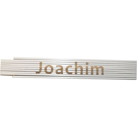 Zollstock Joachim 2 m weiß Zollstock