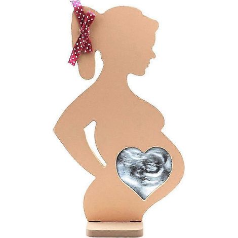 Süßer Bilderrahmen mit Ultraschallbild vom Baby – Geschenk für Schwangere, frischgebackene Mütter und Paare (1/5)
