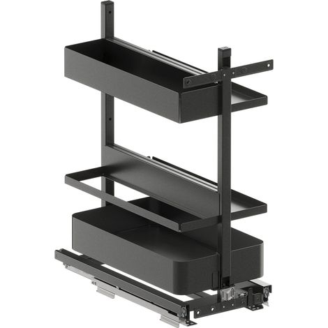 VS SUB Larder Spice Spice Unterschrank - Schrankorganizer Set KB 300mm, Stahl pulverbeschichtet lava