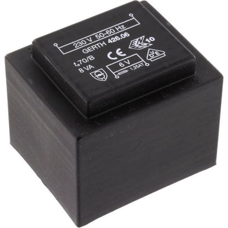 Gerth PTF423602 Printtransformator 1 x 230 V 2 x 18 V/AC 8 VA 222 mA