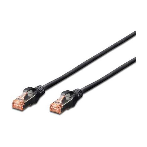 Digitus DK-1644-005/BL RJ45 Câble réseau, câble patch CAT 6 S/FTP 0.50 m noir feuille de blindage, b (1/2)