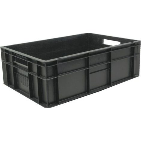 Bac Manutention Viso 30x40cm 30l Parois Pleines Robuste, Empilable, Parois Pleines Pour Protection Optimale - Viso