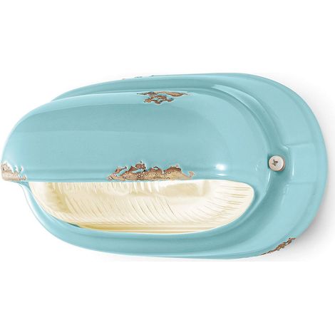 VINTAGE C291, Applique, Ferroluce - Colore: Azzurro (1/2)