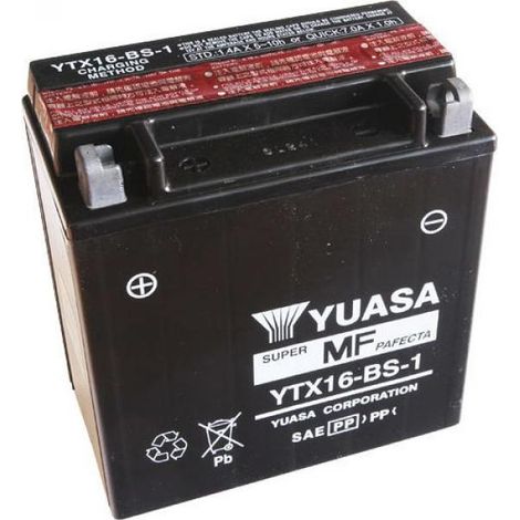 BATTERIA YUASA YTX16-BS-1 12V 14 Ah