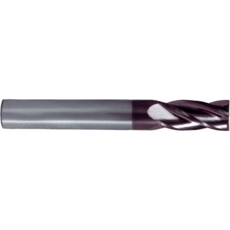 Fresa in metallo duro RUKO, 4 taglienti, Ø 16 mm, DIN 6527 L/6528 (1/3)