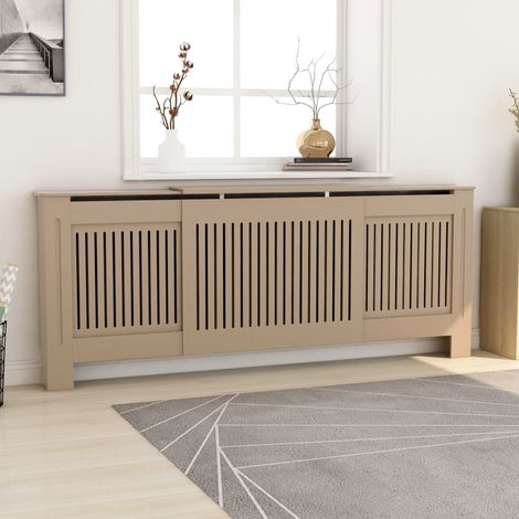 vidaXL Cache-radiateur bois d'ingénierie 205 cm