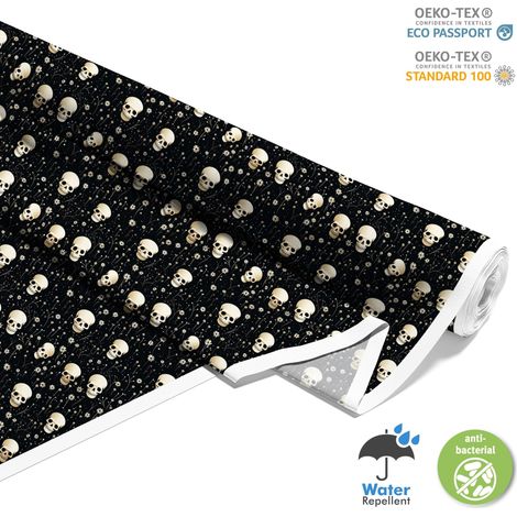 TESSUTI DECORATIVI PER ESTERNI OXFORD - Motivo Teschio I DX4048 (1/5)