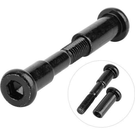 Sollbry Schraube für Xiaomi – Feste Bolzenschraube, zusammenklappbar, für Xiaomi M365 Scooter-Ersatzteile, Schwarz (1/5)
