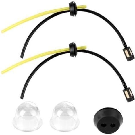 Lot de 5 Pièces Durite Essence Universelles avec Filtre pour Tondeuses, Taille-Haies, Débroussailleuses - 2 et 4 Temps (1/5)