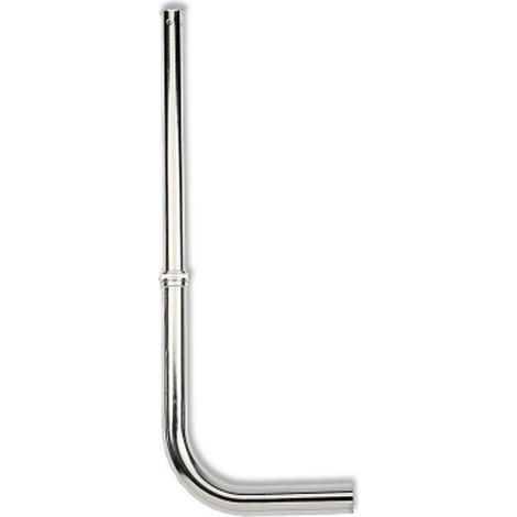 Verchromtes Abflussrohr für WC-Durchflussmesser, 1" – Idral 08060/1TB1 (1/4)