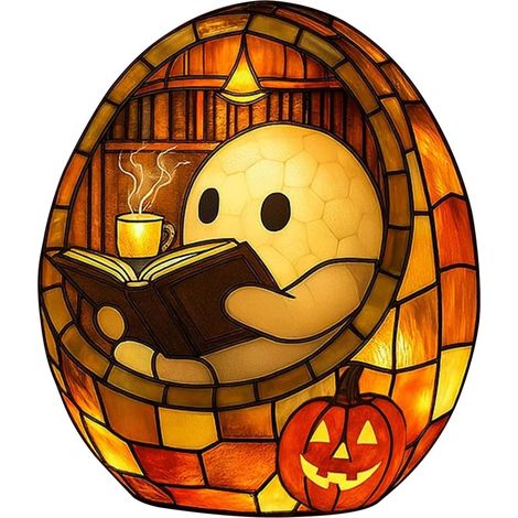Veilleuse Halloween en résine, lampe LED décorative détaillée, éclairage d'ambiance pour chambre, salon, table et décoration festive (1/5)