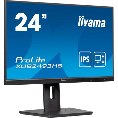 [NEUWERTIG] B-Ware Iiyama Xub2493 Hs B6 Led Monitor Bildschirm Ergonomischer Standfuß