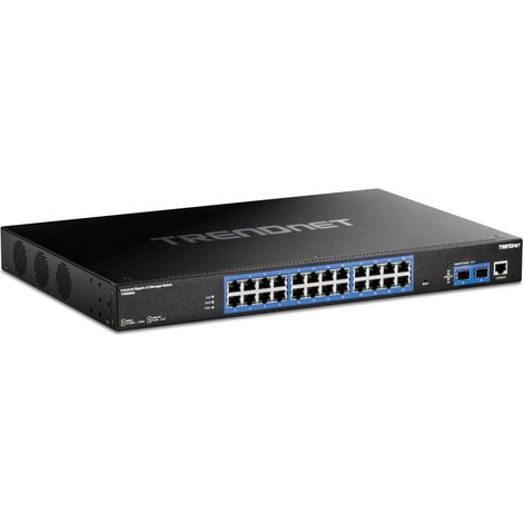 Trendnet TI-RG262I switch di rete Gestito Gigabit Ethernet (10/100/1000) 1U Nero (1/4)