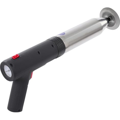 Powerful Electric Drain Unclogger for Toilet & Kitchen – Instant High-Pressure Air Burst (Up to 6Kgf/cm²), ABS Anti-Slip Handle, 30 Uses per Charge on Plumbers, Black