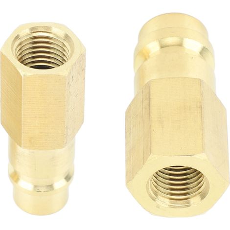 Adaptateur raccord climatiseur R134A 1/4 pouce SAE pour système frigorifique (1/5)