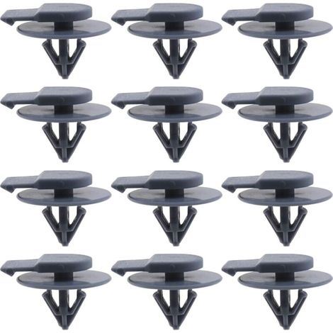 Bardusch Lot de 50 clips de fixation en plastique gris pour garniture de roue Compatible avec Mini R57 R56 R55 Cooper 07137073915 (1/5)