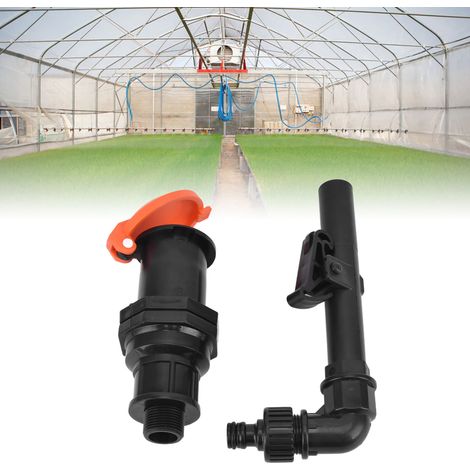 G3/4 Wasserzulaufanschluss für Gartenschläuche, Schnellkupplung auslaufsicheres ABS-Kunststoff-Fitting für Garten- und Gewächshausbewässerung (1/5)