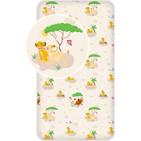 Housse de couette Disney Le Roi Lion Arbre 90x200 cm - Élégante et confortable pour la chambre de vos enfants