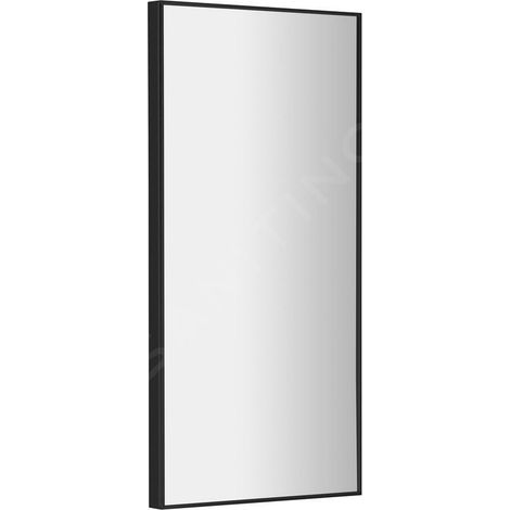 Miroir avec cadre AROWANA 35x90cm, noir mat (1/3)