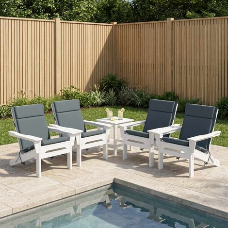 vidaXL 6-Piece High Back Chair Cushions GEMERT 6 pcs 100% Polyester (1/5)