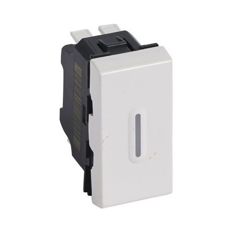 Interrupteur va-et-vient MOSAIC 10A 1 module avec voyant - LEGRAND - 077002
