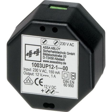 effeff Eingebautes Netzteil schwarz für Zutrittskontrolle (1/3)