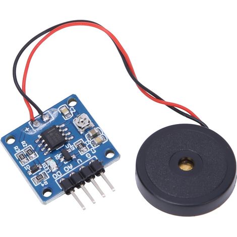 Capteur de vibration piézoélectrique module interrupteur 5V DC sortie analogique et numérique AD/DO (1/5)