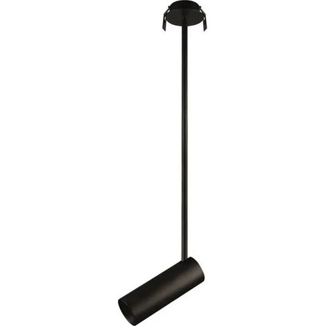 [NEUWERTIG] B-Ware Nova Luce Pendelleuchte Hängelampe Brando Aluminium Schwarz Led Gu10 Led Einbau