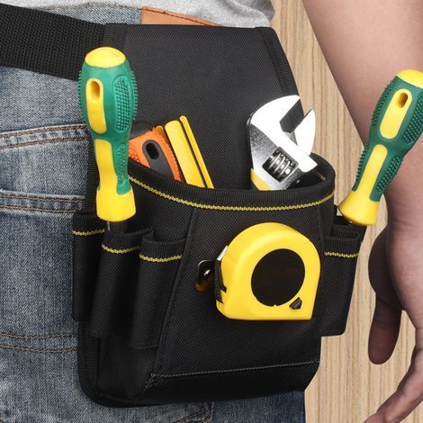 Kit de Sac à Outils électricien Portable, Ensemble D'outils de Réparation à la Mode à la Mode avec Tissu Oxford, Multi-fonctionnel pour Usage Domestique (1/4)