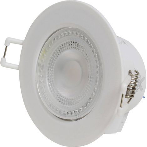 LEUCHTEK ALL-IN-ONE EINBAUSTRAHLER SCHWENKBAR LICHTFARBENEINSTELLBAR SPA44-6W-XW, 470LM, 2700/3200/4000K, WEISS (112277)
