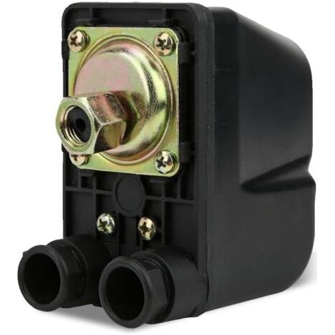 Commutateur de contrôle de Pression de Pompe à Eau, 1.0-5.0bar Commutateur de contrôleur de Pression de puits d'eau IP44 Automatique, Pressostat G1/4 "pour Pompes Auto-amorçantes, Pompes à Jet (1/5)