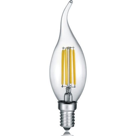 E14 Filament LED - 4 Watt, 400 Lumen, warmweiß, Ø3,5cm - nicht dimmbar (1/4)