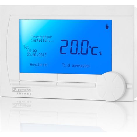 Remeha Regler iSense Q 100 RF, drahtloser Regler, S101795 (1/2)