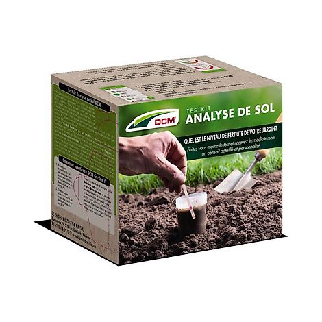 Kit d'analyse de sol – Test rapide pH et nutriments – Résultats via DCM Garden app – Pour gazon et potager – Fabre Graines